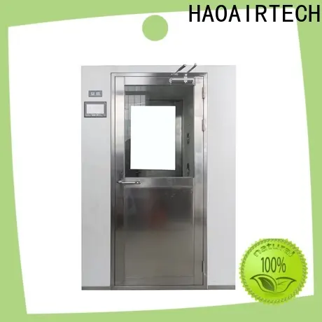 HAOAIRTECH air shower with automatic swing door for large scale semiconductor factory1 1