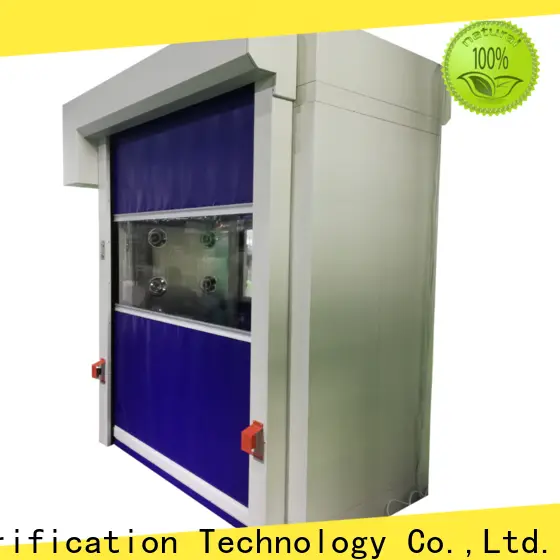 dynamic air shower manufacturer with automatic swing door for large scale semiconductor factory 1