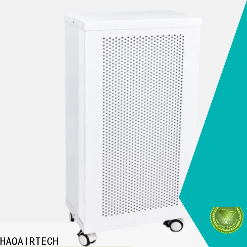 HAOAIRTECH mini pleats ulpa air filter with hood for dust colletor hospital 1