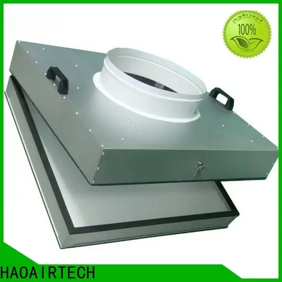 HAOAIRTECH mini pleats hepa air filter with flanger for dust colletor hospital 1