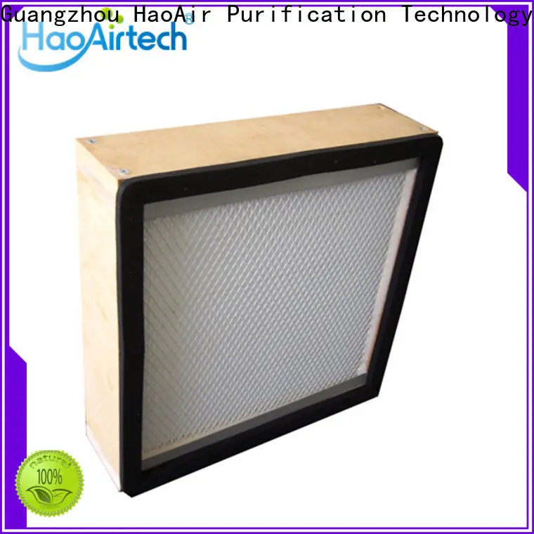HAOAIRTECH ulpa hepa air filter with big air volume for electronic industry 1