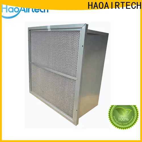 mini pleats custom hepa filter with dop port for electronic industry 1