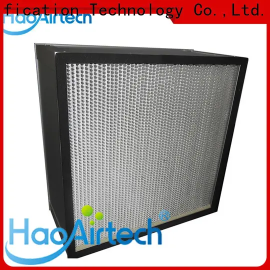 disposable hepa air filter with flanger for dust colletor hospital 1