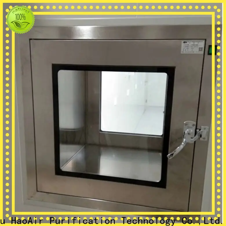 HAOAIRTECH cleanroom pass box with baked painting for hospital1 1