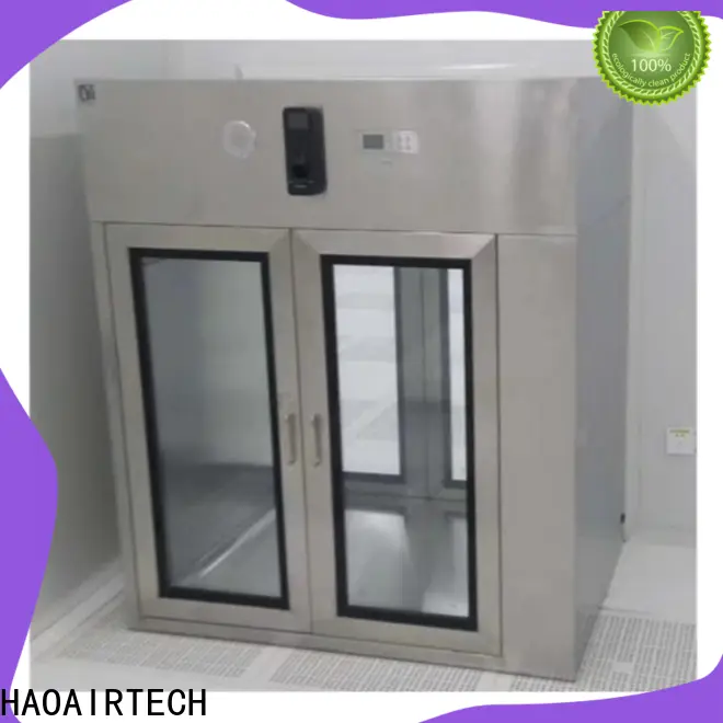 HAOAIRTECH coldrolled steel pass box manufacturers with laminar air flow for hospital 1