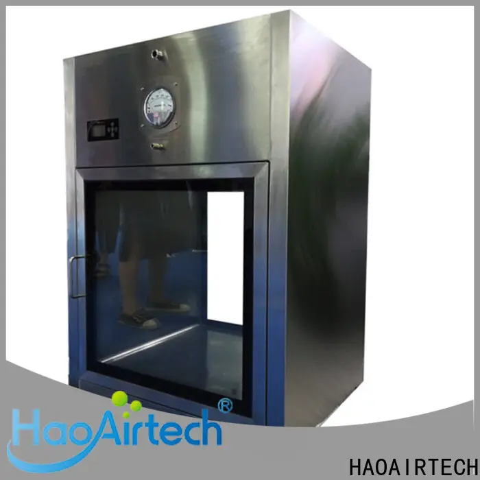 HAOAIRTECH cleanroom pass box with laminar air flow for cargo 1