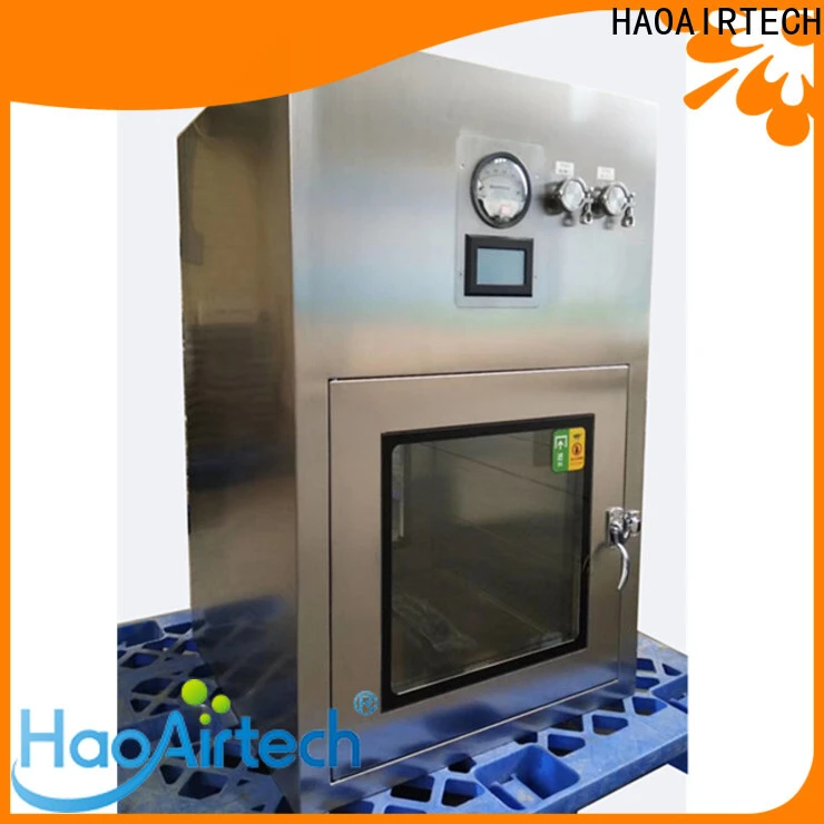 HAOAIRTECH dynamic pass box with conveyor line for hvac system 1