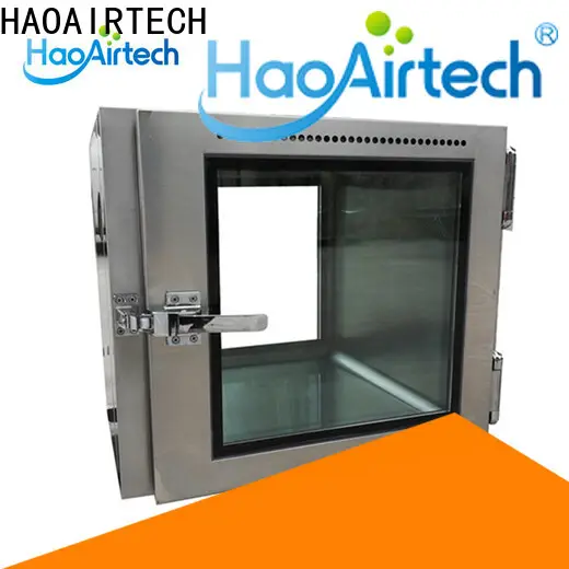 HAOAIRTECH cleanroom pass box with baked painting for hvac system3 1
