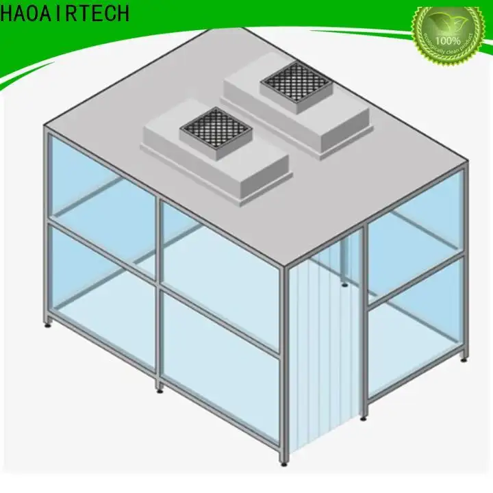 HAOAIRTECH modular cleanroom with antistatic vinyl curtain online 1