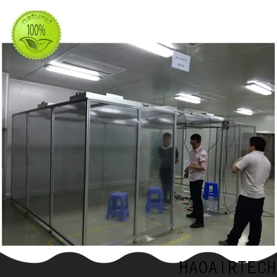 capsule softwall modular clean room cost vertical laminar flow booth online 1