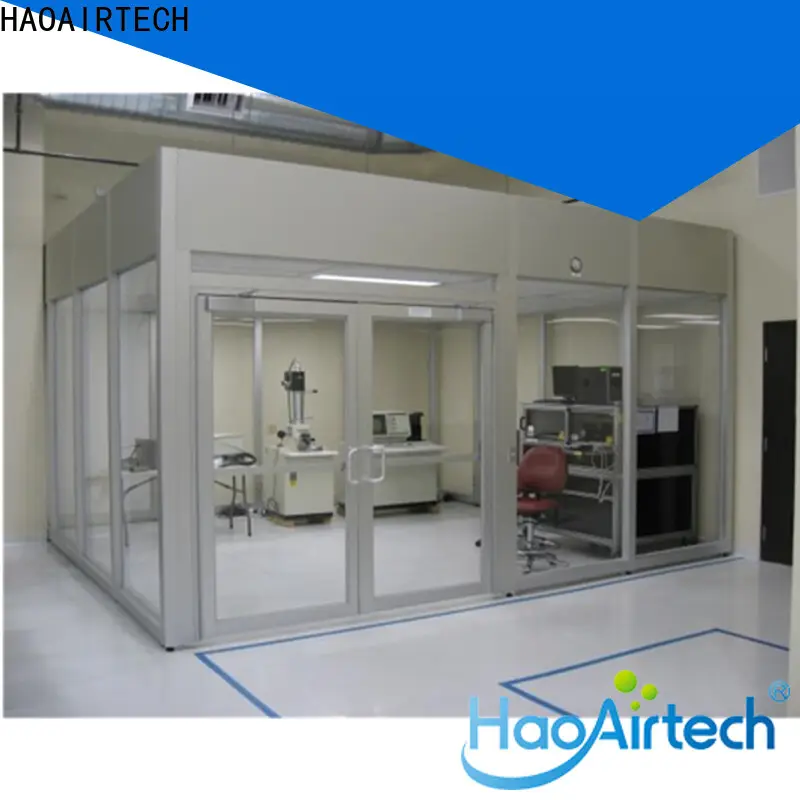 HAOAIRTECH modular clean room cost with constant temperature and humidity controlled for semiconductor factory 1