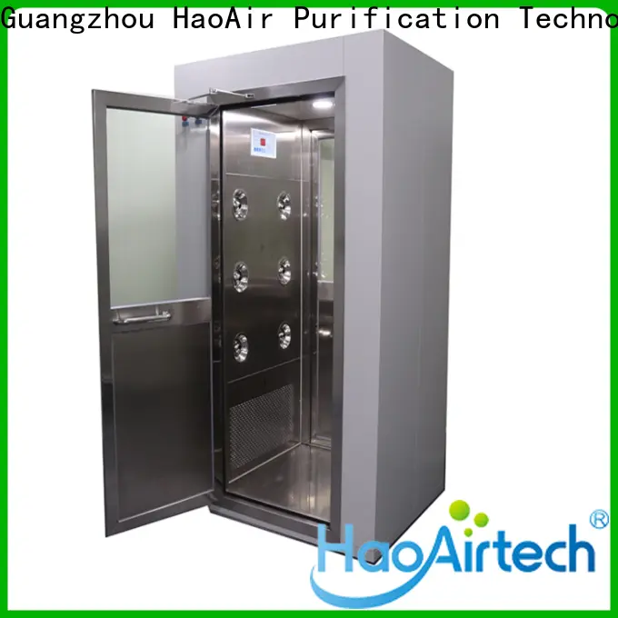 HAOAIRTECH air shower design with top side air flow for pallet cargo1 1