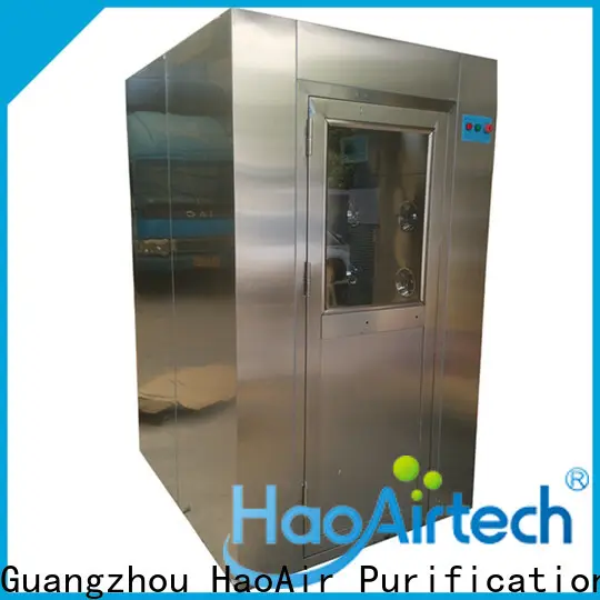 HAOAIRTECH dynamic air shower system with top side air flow for pallet cargo 1