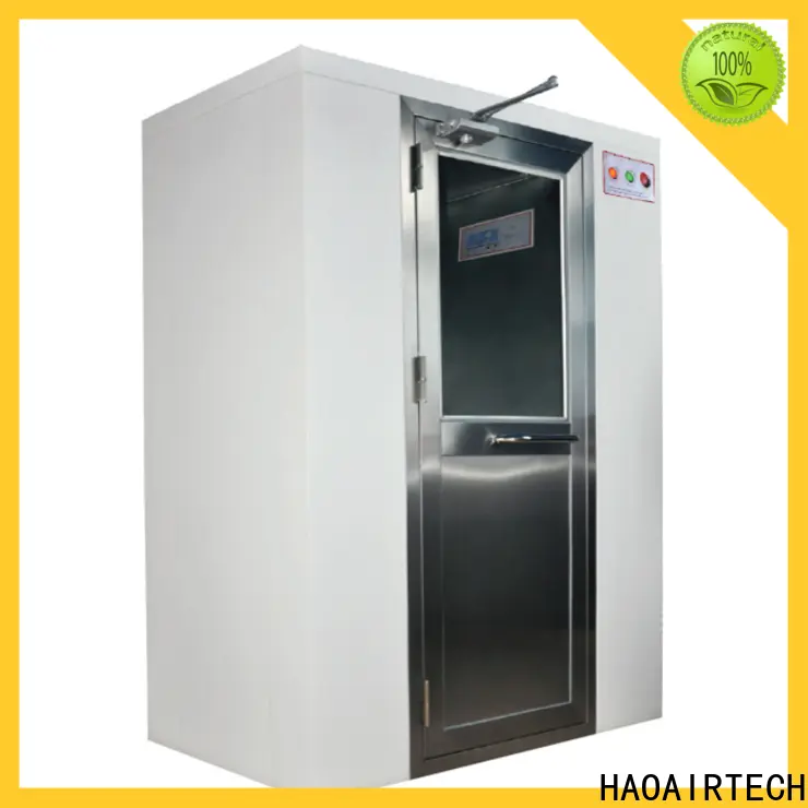 plc control system air shower design channel for ten person 1