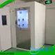 HAOAIRTECH fast rolling air shower design with stainless steel for pallet cargo 1