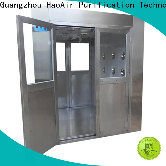 HAOAIRTECH anti static air shower with three side blowing for large scale semiconductor factory 1