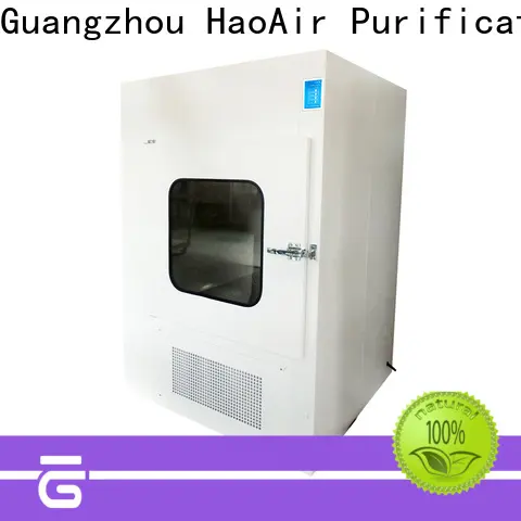 HAOAIRTECH coldrolled steel pass box manufacturers with arc design gmp standard for hospital 1