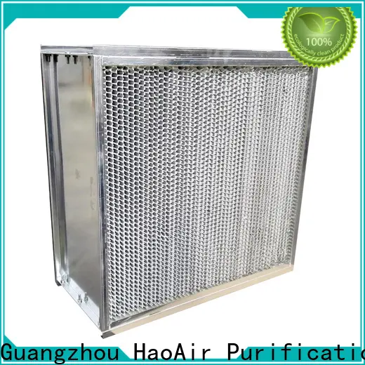 HAOAIRTECH disposable hepa filter h14 with big air volume for dust colletor hospital 1