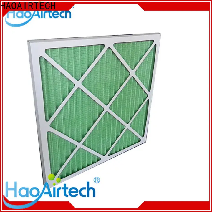 HAOAIRTECH primary Pleated Air Filter with cardboard frame for central air conditioning and centralized ventilation system 1