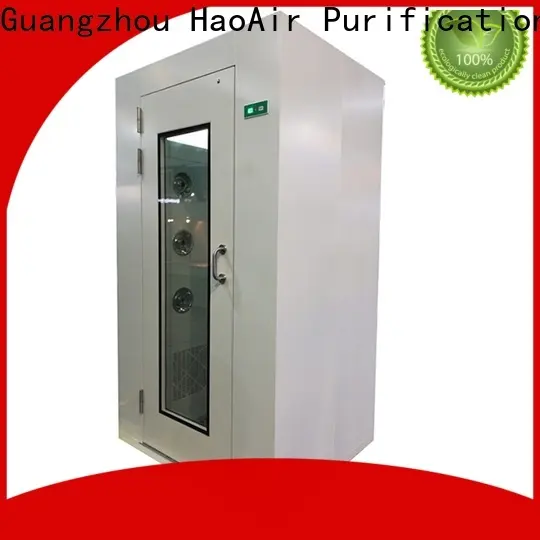 HAOAIRTECH air shower system with automatic swing door for large scale semiconductor factory 1