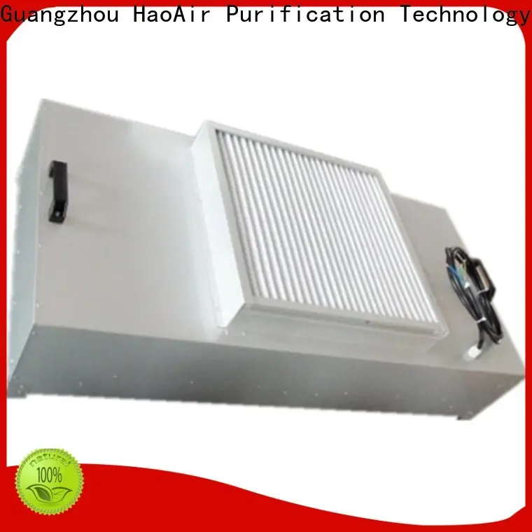 HAOAIRTECH fan hepa filter module with central air conditioning for clean room cell 1