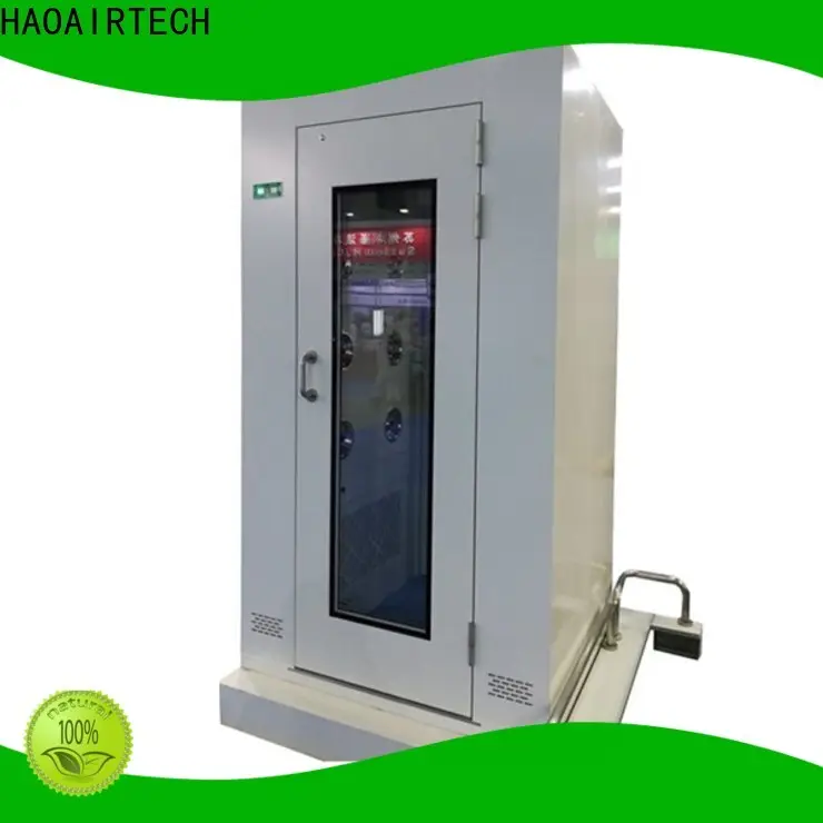 HAOAIRTECH air shower clean room with top side air flow for ten person1 1