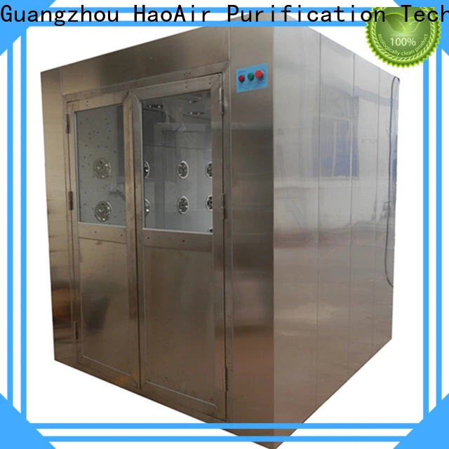 intelligent air shower room with stainless steel for ten person 1