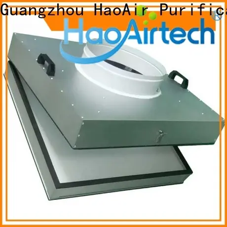 HAOAIRTECH ulpa hepa filter h14 with dop port for air cleaner 1