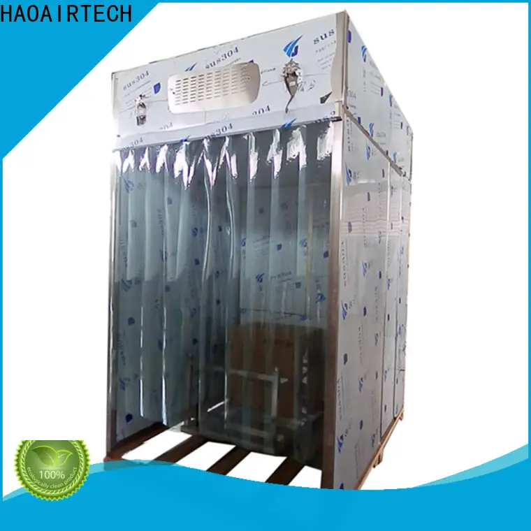 HAOAIRTECH powder dispensing booth with lcd touchable screen display for dust pollution control 1