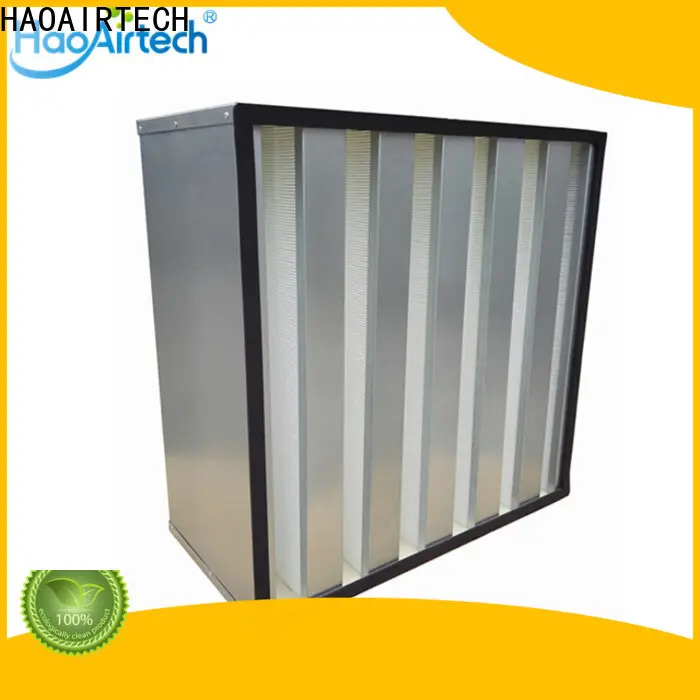 HAOAIRTECH ulpa air filter hepa with al clapboard for dust colletor hospital 1