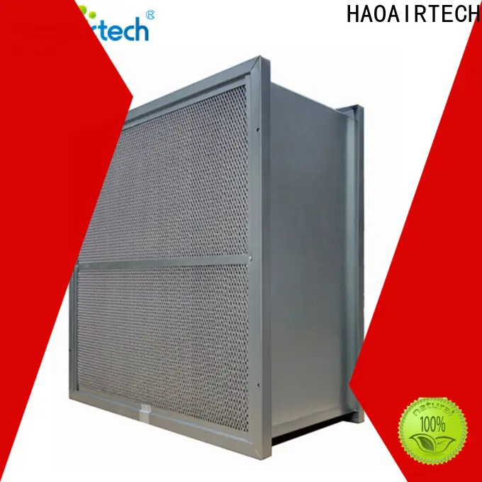 HAOAIRTECH high temperature air filter with alu frame for spraying plant 1