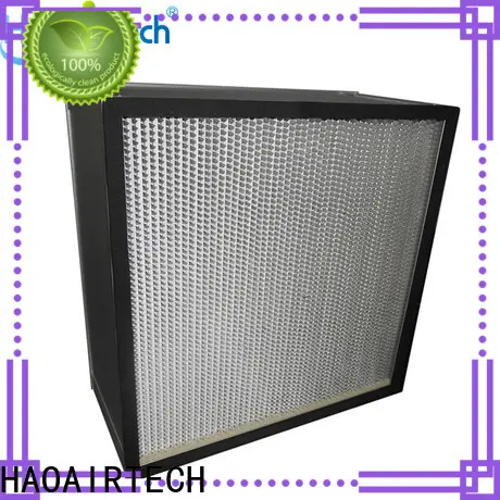 HAOAIRTECH ulpa hepa filter manufacturers with one side gasket for electronic industry 1