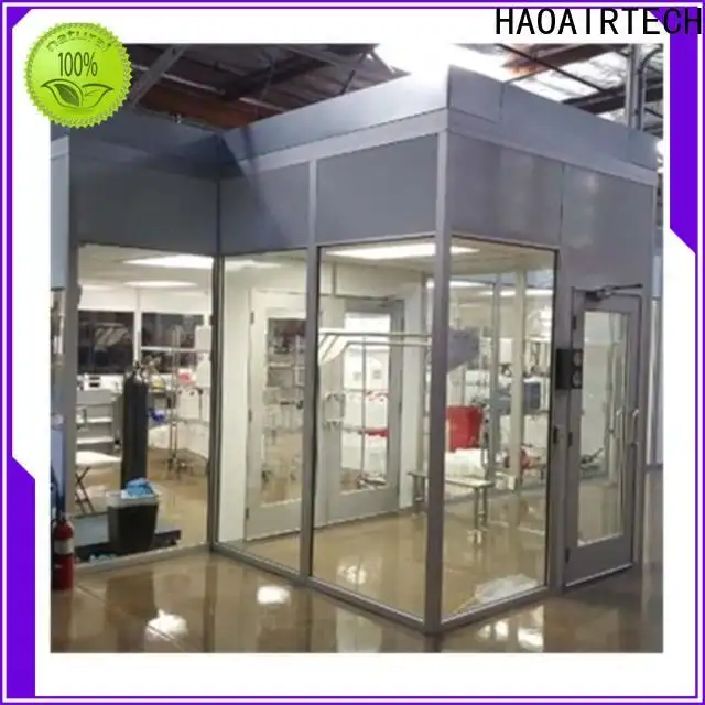 simple clean room construction vertical laminar flow booth online 1