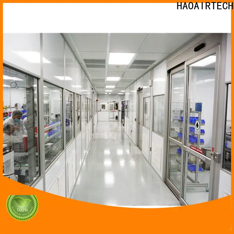 HAOAIRTECH hardwall cleanroom with constant temperature and humidity controlled for semiconductor factory 1