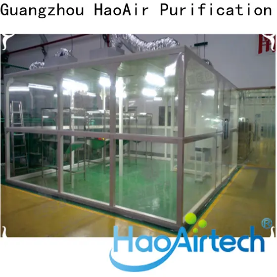 high efficiency modular cleanroom vertical laminar flow booth online 1