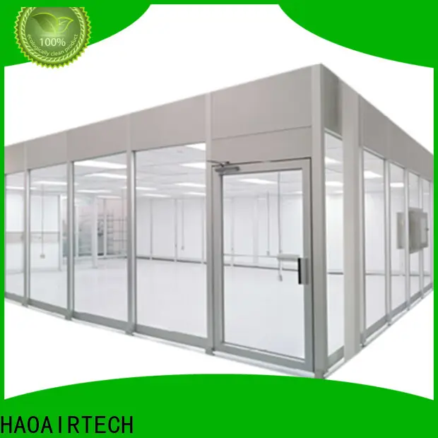 HAOAIRTECH non standard portable clean room vertical laminar flow booth for semiconductor factory 1