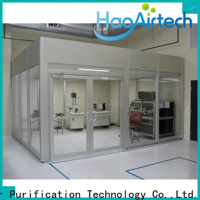 HAOAIRTECH portable portable clean room vertical laminar flow booth for semiconductor factory 1