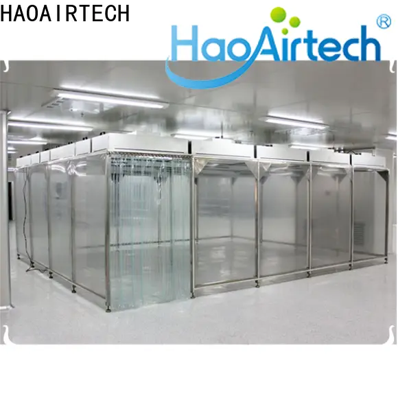 HAOAIRTECH clean room classification vertical laminar flow booth for sterile food and drug production1 1