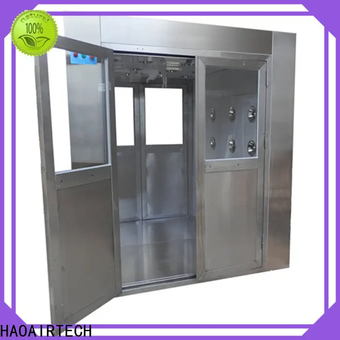 HAOAIRTECH vertical air shower manufacturer with three side blowing for large scale semiconductor factory 1