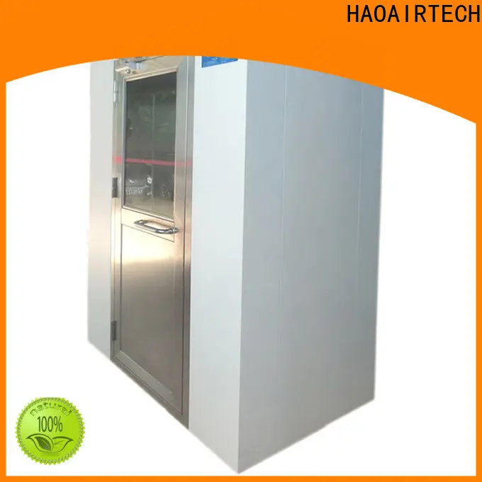 plc control system air shower with three side blowing for pallet cargo 1
