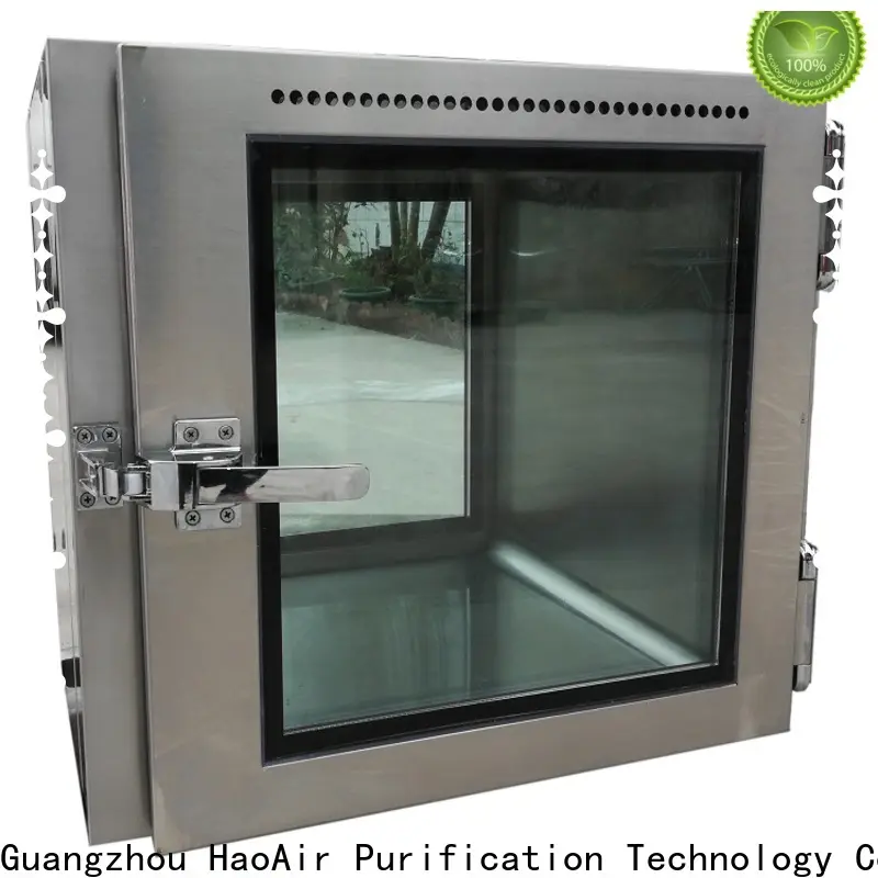 HAOAIRTECH interlocking pass box manufacturers with baked painting for hvac system 1