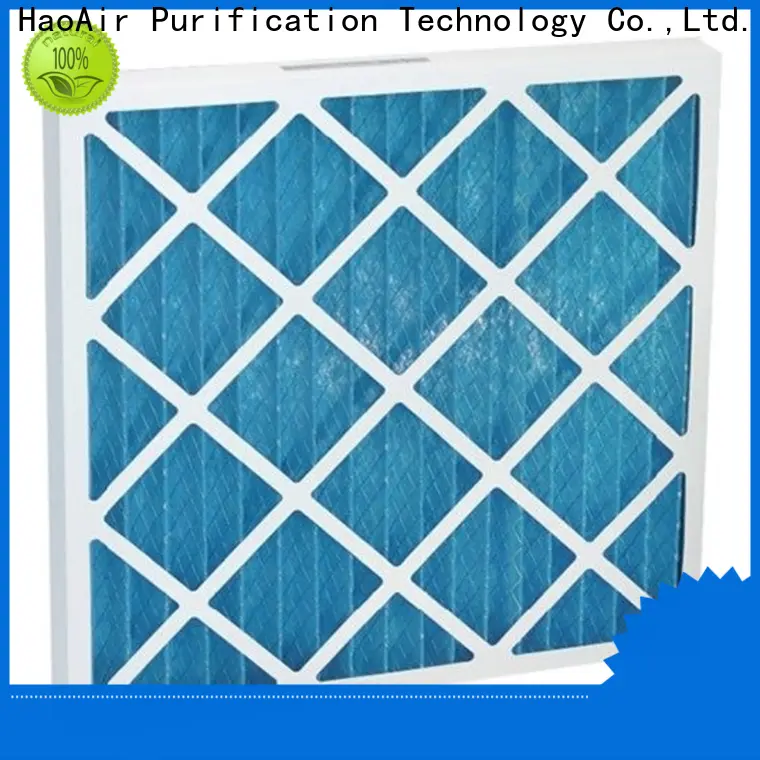 HAOAIRTECH pleated filter supplier for clean return air system 1