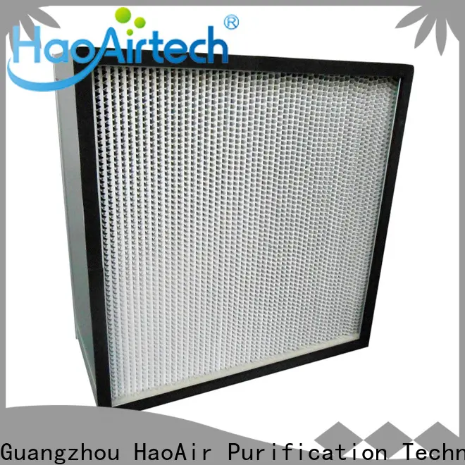 HAOAIRTECH absolute custom hepa filter with dop port for electronic industry 1