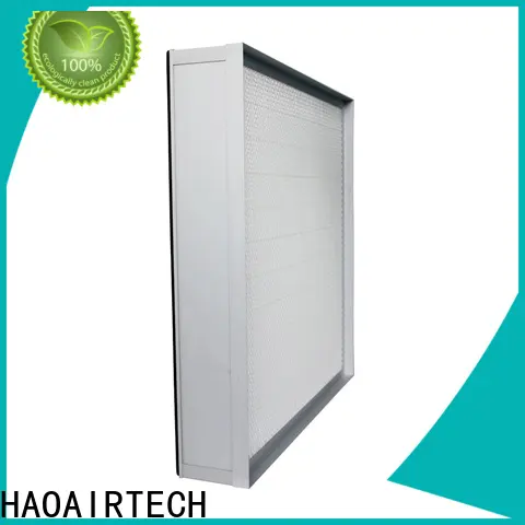 HAOAIRTECH ulpa air filter hepa with dop port for electronic industry 1