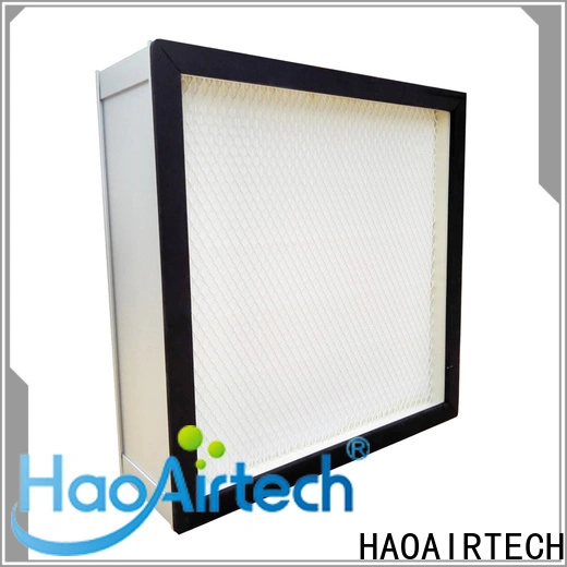 HAOAIRTECH v bank hepa filter h12 with flanger for electronic industry 1
