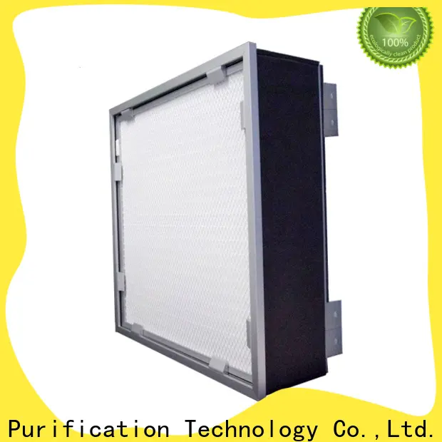 HAOAIRTECH knife edge hepa filter h12 with hood for air cleaner 1