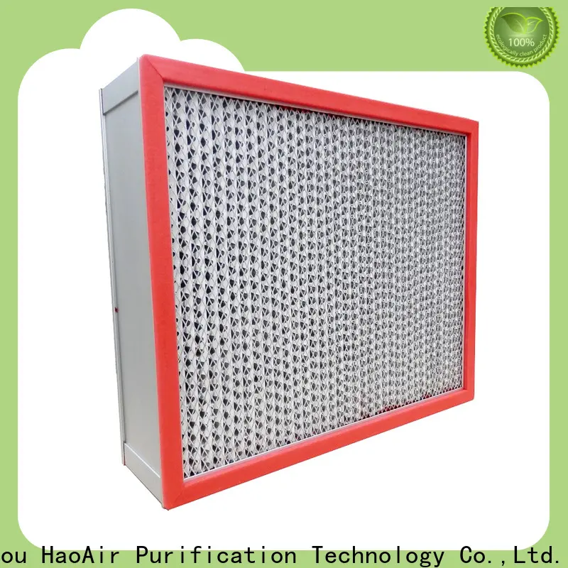 HAOAIRTECH high efficiency high temperature air filter with large air volume for prefiltration 1