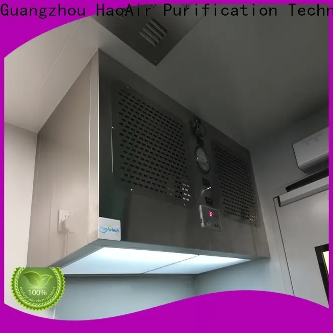 HAOAIRTECH stainless steel laminar flow chamber clean benches for optoelectronic industry 1