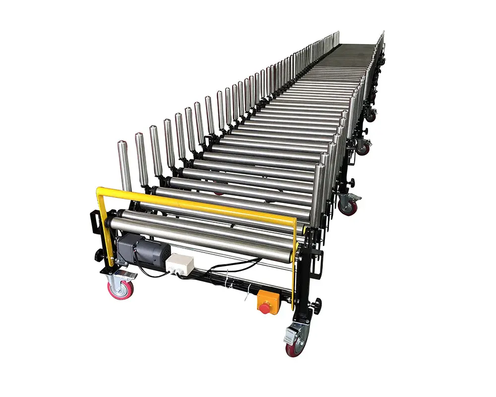 New angled roller conveyor belt supply for workshop 3