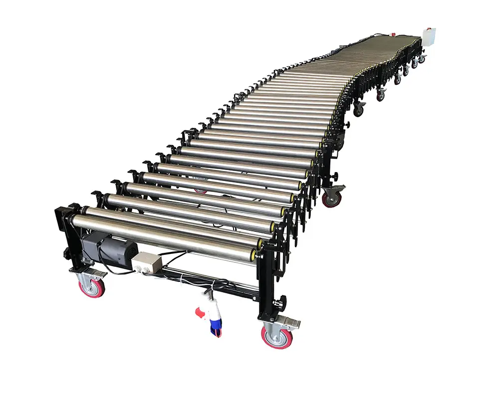 New angled roller conveyor belt supply for workshop 5